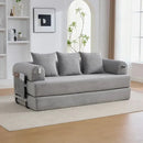 Canapé compressé modulable avec structure en métal