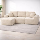 Canapé d'angle compressé